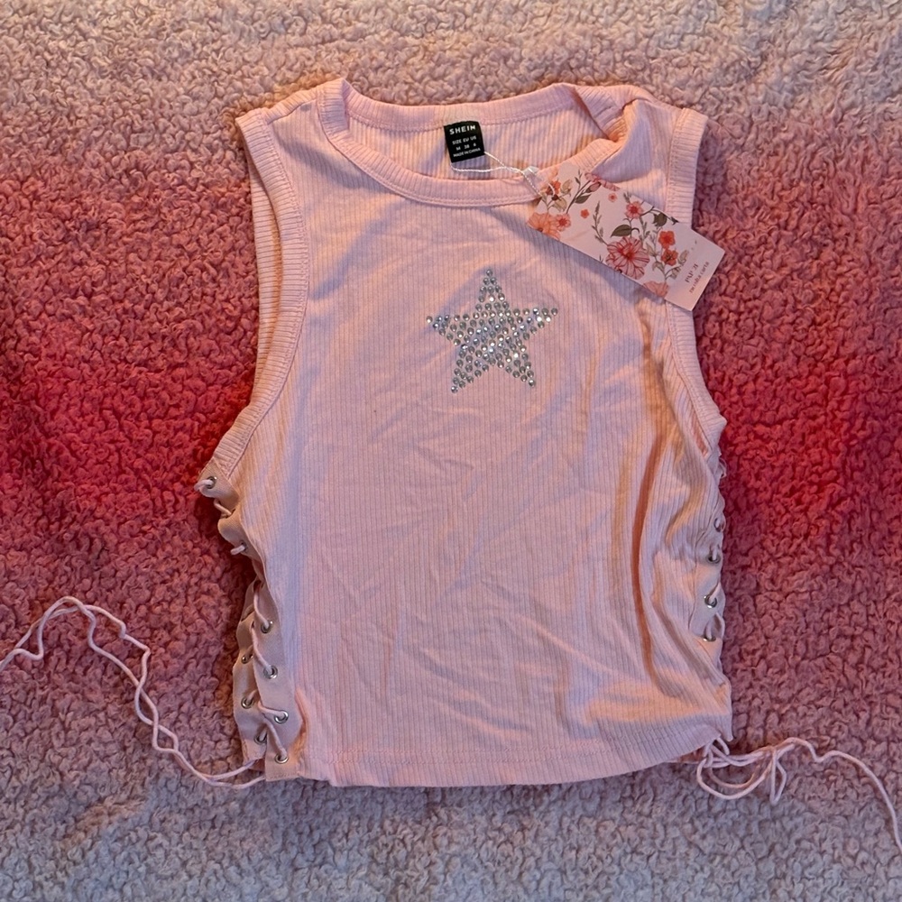 rockstar pink tank top